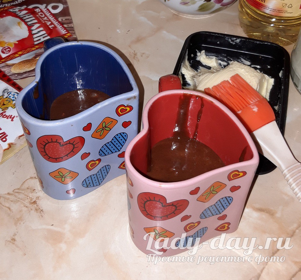 тесто в кружке