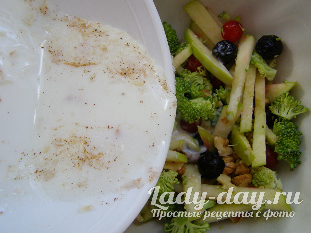 заправить салат