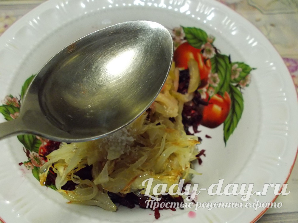 заправить маслом