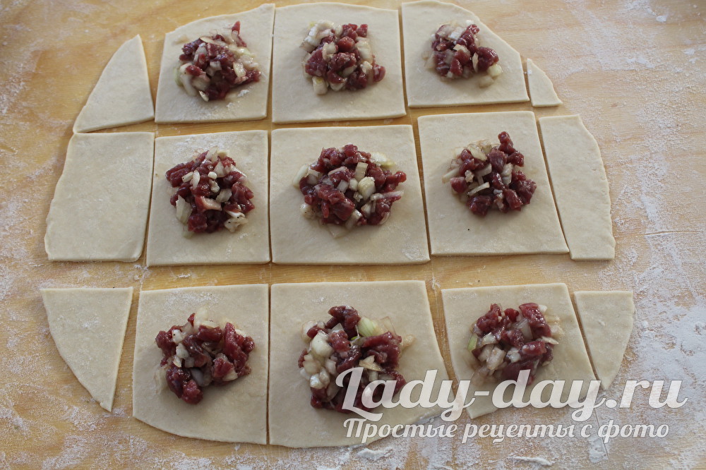 начинка на тесте