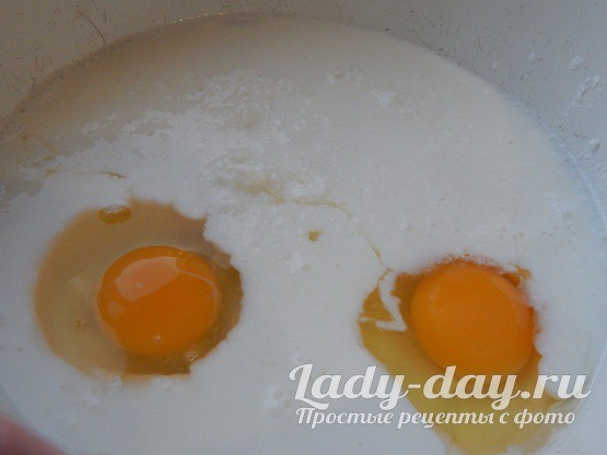 кефир и яйца