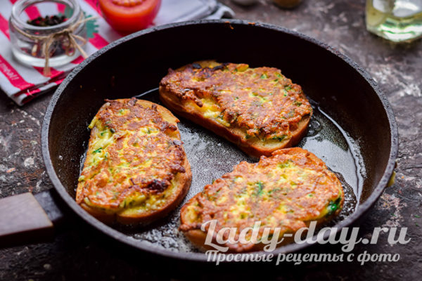 обжаренные бутерброды