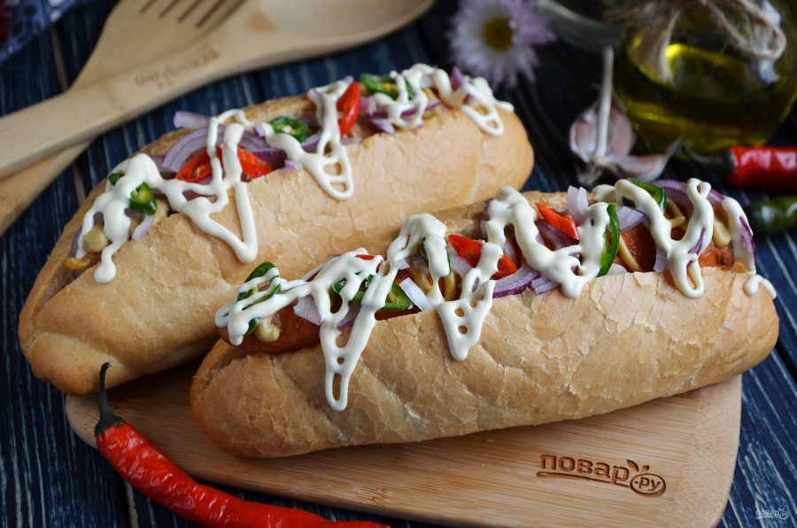 Вегетарианский хот-дог