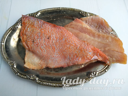 окунь разделан
