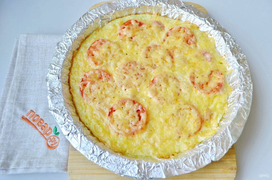 Пицца на кабачковой основе