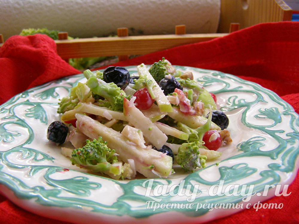 салат с брокколи рецепт с фото очень вкусный