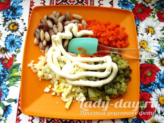 добавить майонез