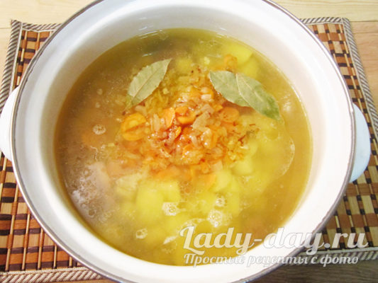 добавить картофель