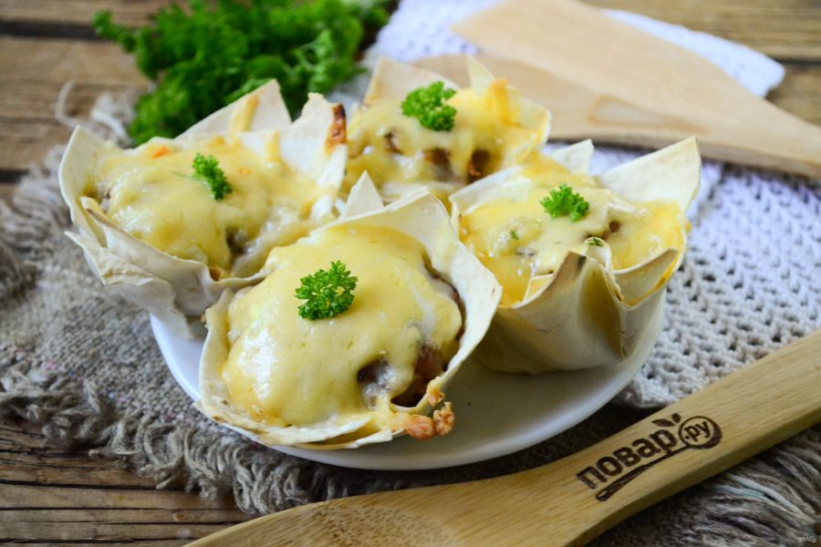 Тефтели в лаваше