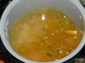 Суп из рыбных консервов в мультиварке - фото шаг 4