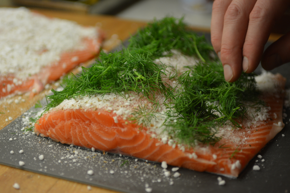 Приготовление гравлакса