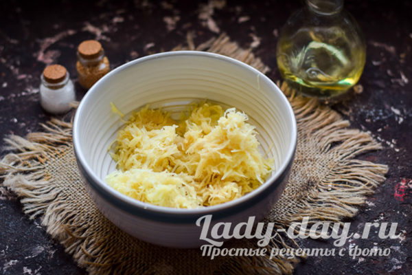 натереть картофель