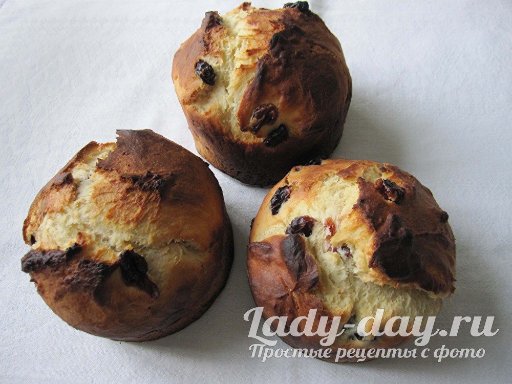 Кулич на кефире 