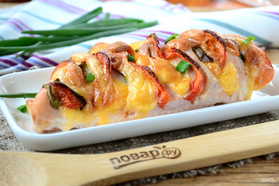 Фаршированная куриная грудка