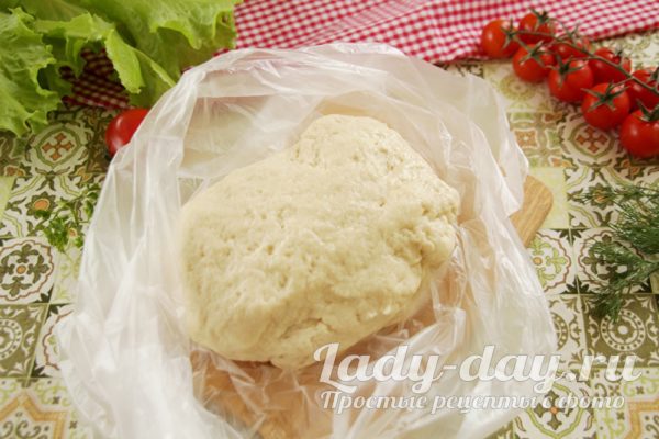 тесто в пакете