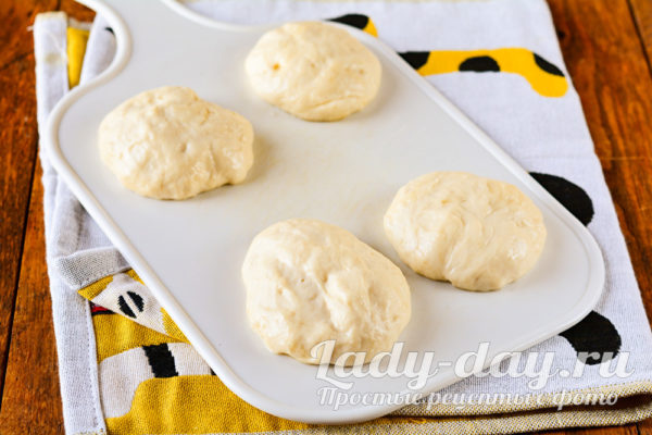 шарики теста