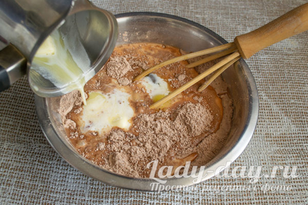 добавляем масло