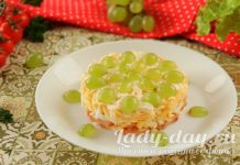 Салат «Тиффани» – с курицей и виноградом