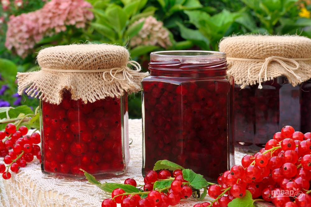 Варенье из красной смородины
