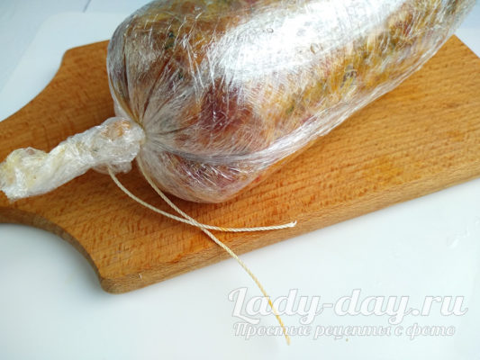 закрепляем концы