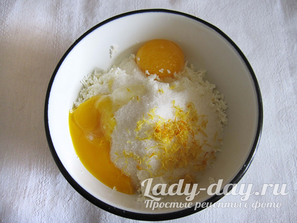 творог и яйца