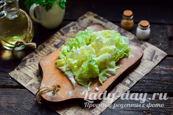 нарезанная капуста