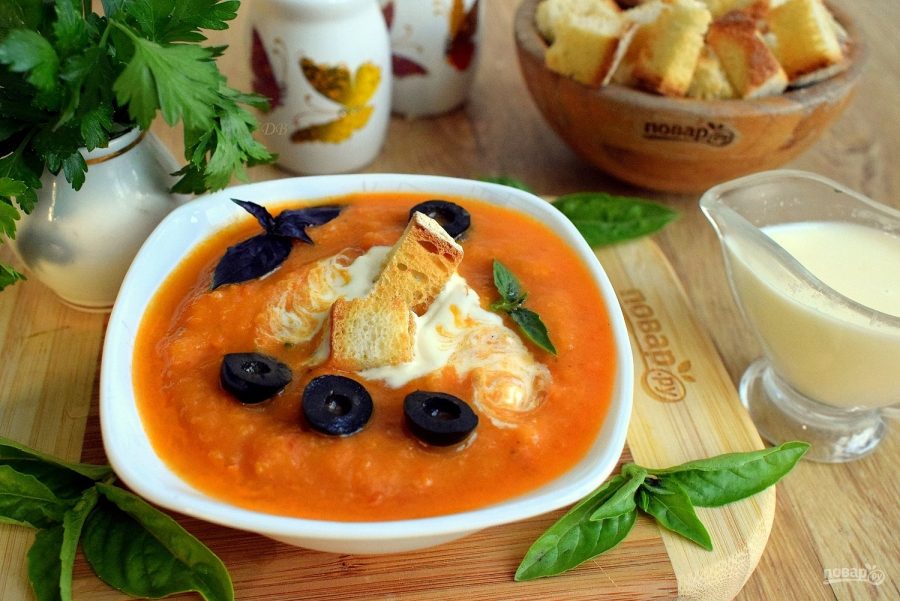 Холодный суп из цукини