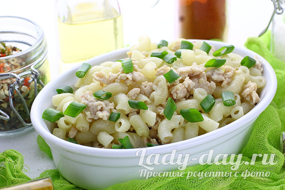 макарон по-флотски с фаршем