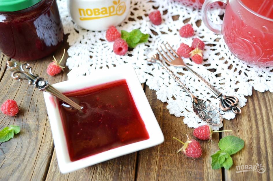 Малиновый джем без косточек на зиму