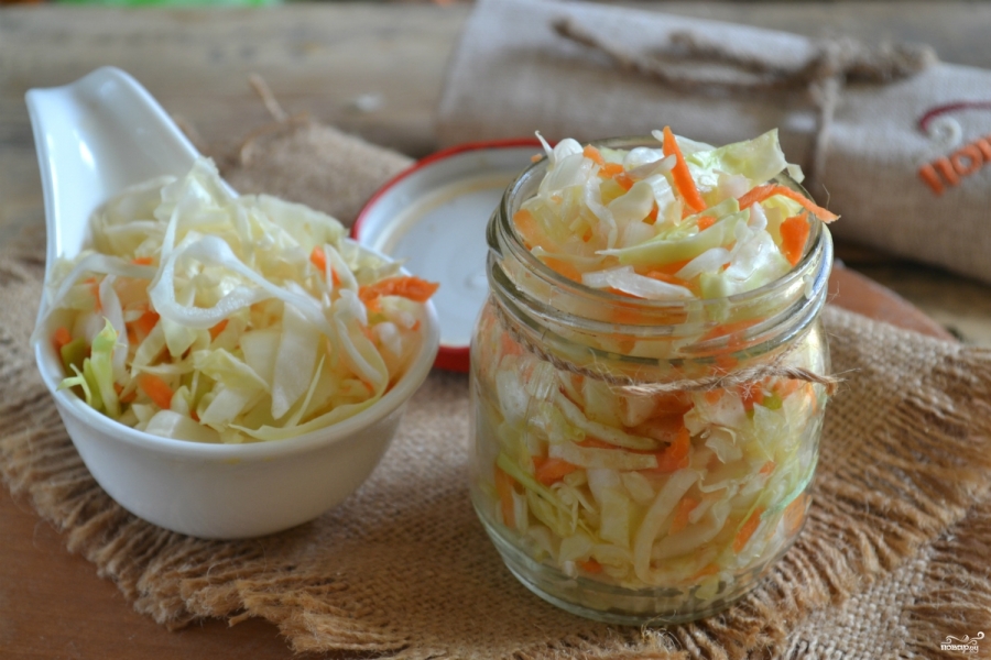 Маринованная сладкая капуста