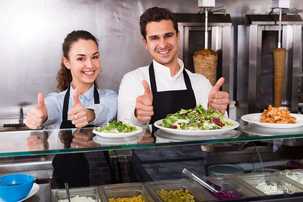 Работники фастфуда