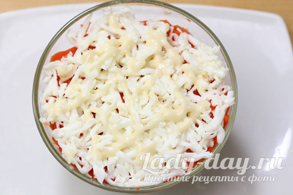 слой яичного белка