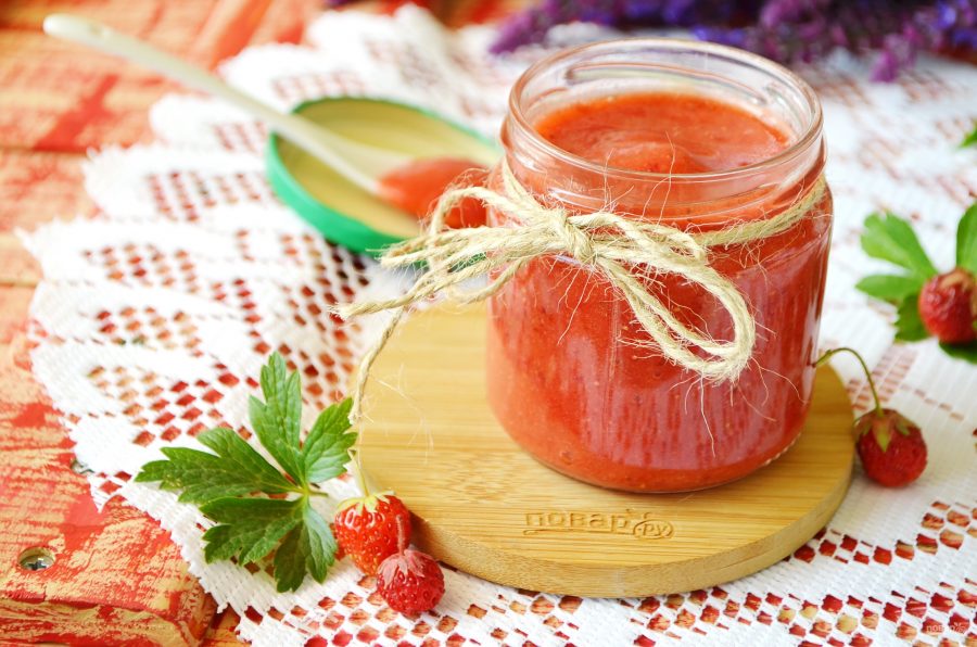 Земляника на зиму без варки