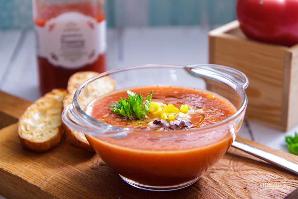 Гаспачо - холодный суп из помидоров