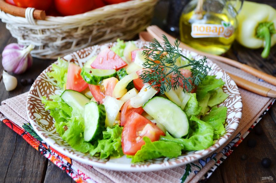 Овощной салат для похудения