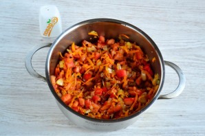 Икра из болгарского перца и помидор - фото шаг 9