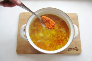 Суп из фасоли и чечевицы - фото шаг 7