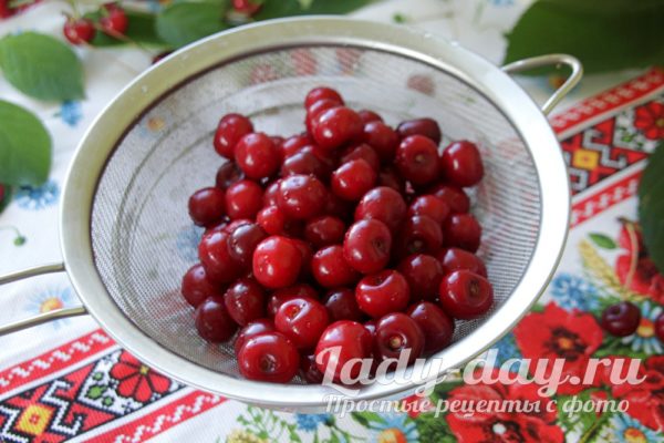 промытая вишня