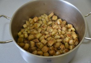 Баклажаны с луком как грибы - фото шаг 5