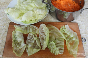 Капуста фаршированная морковью - фото шаг 7