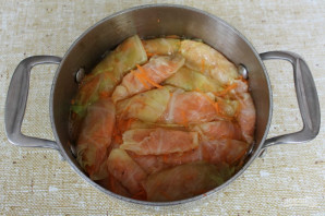 Капуста фаршированная морковью - фото шаг 9