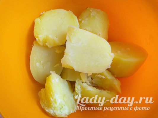 вареный картофель