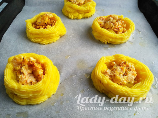 положить начинку