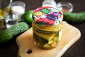 Огурцы на зиму с корейской приправой - фото шаг 8