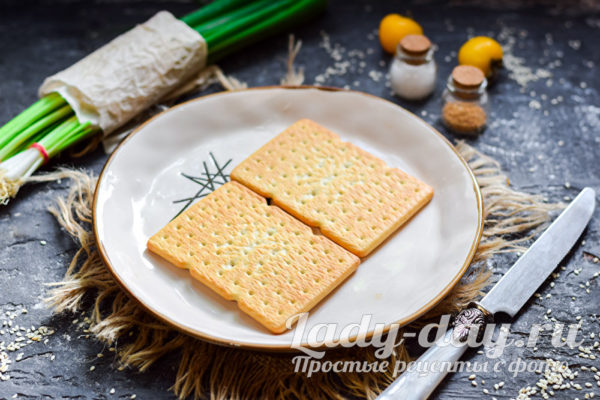 слой крекеров