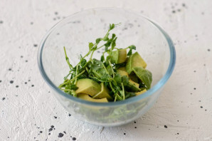 Салат из свеклы, тыквы и авокадо - фото шаг 5