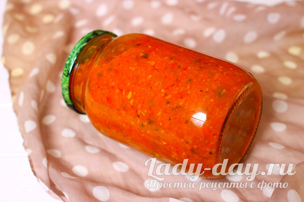 кабачковая икра на зиму