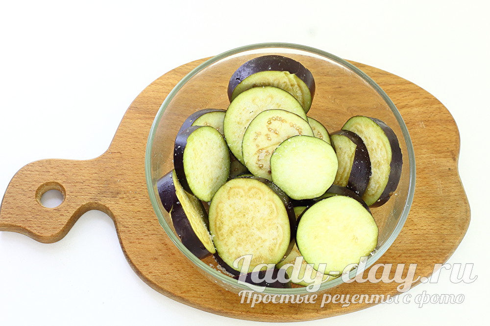 кружочки баклажанов