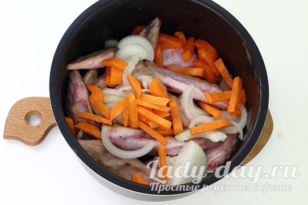 лук и морковь