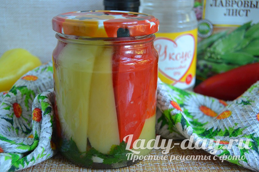 маринованный сладкий перец на зиму рецепт без стерилизации